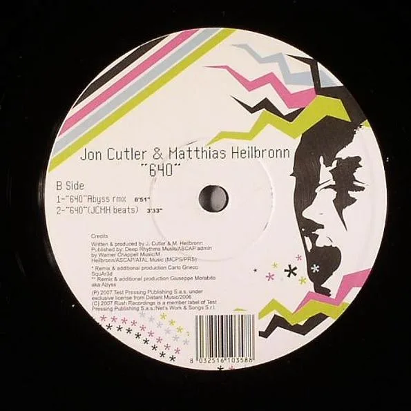 Album cover for 640 by Jon Cutler & Matthias Heilbronn