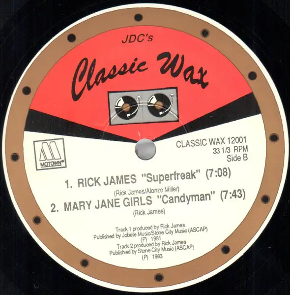 Mary Jane Girls / Rick James - In My House / Superfreak / Candyman, Funk / Soul, Disco, 1998 - Classic Wax, US, Vinyl 1x 12",