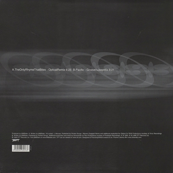 Album cover for The Only Rhyme That Bites 99 by MC Tunes vs. 808 State