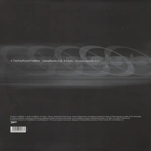 Album cover for The Only Rhyme That Bites 99 by MC Tunes vs. 808 State