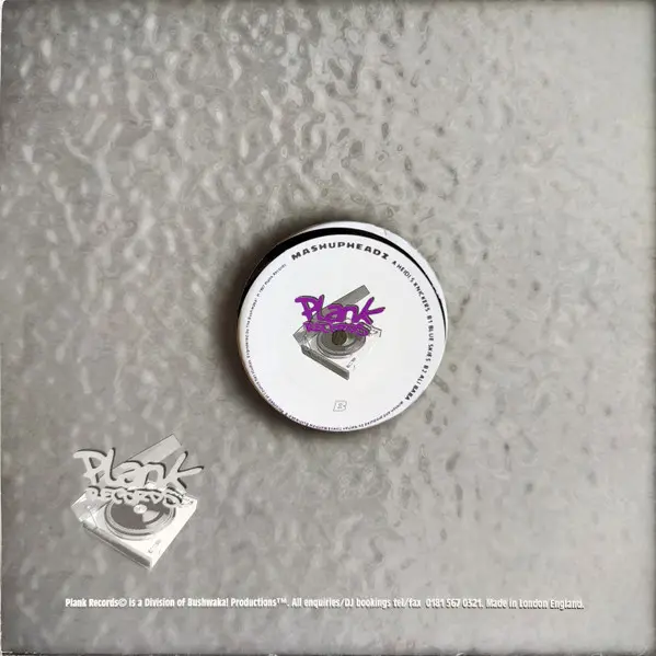 Mashupheadz - Heidi's Knickers, Electronic, Breakbeat, House, 1997 - Plank Records, UK, Vinyl 1x 12", 33 ⅓ RPM