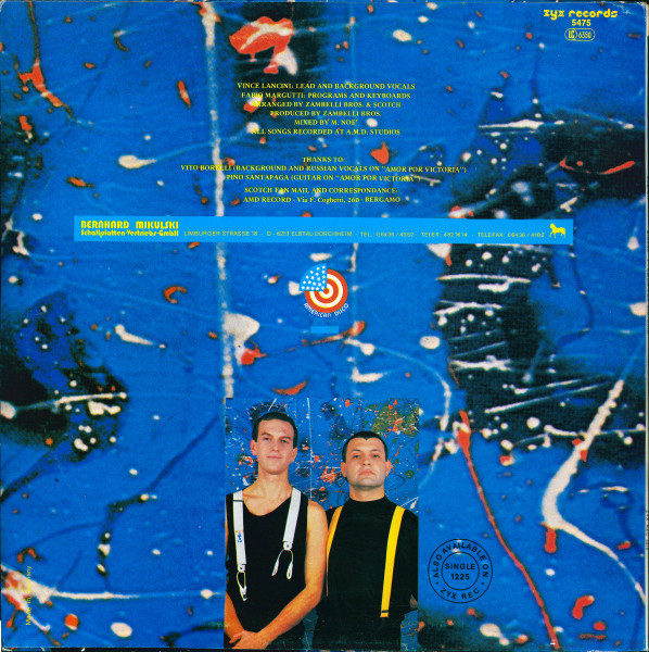 Scotch - Mirage, Electronic, Italo-Disco, 1986 - ZYX Records, Germany, Vinyl 1x 12", 45 RPM, Maxi-Single, Stereo