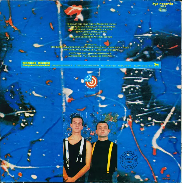 Scotch - Mirage, Electronic, Italo-Disco, 1986 - ZYX Records, Germany, Vinyl 1x 12", 45 RPM, Maxi-Single, Stereo