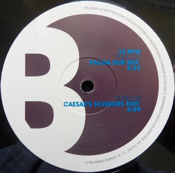 Richard Grey - Thriller, Electronic, House, 2008 - Vendetta Records, Spain, Vinyl 1x 12"