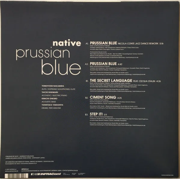 Album cover for Prussian Blue by Native (6)