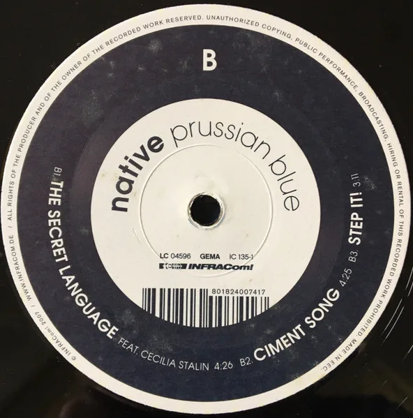 Album cover for Prussian Blue by Native (6)