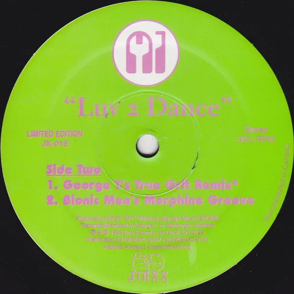 Album cover for Luv 2 Dance by M1