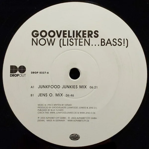 Album cover for Now (Listen...Bass!) by Groovelikers