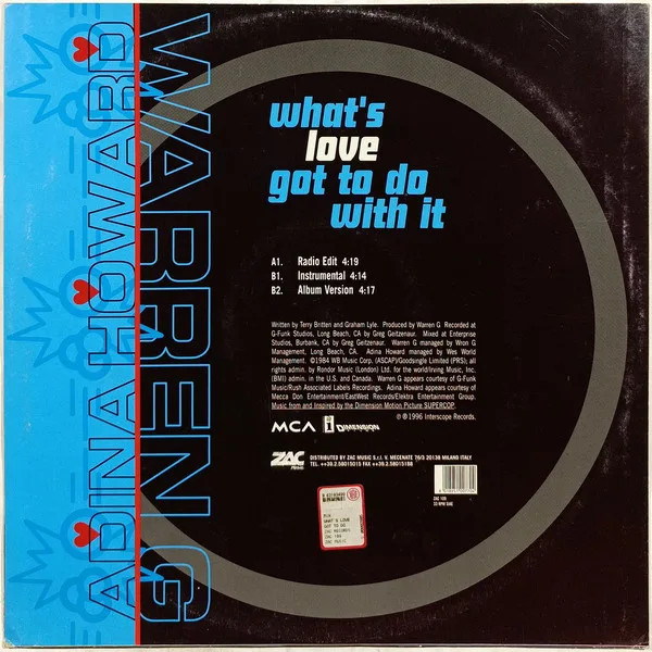 Album cover for What's Love Got To Do With It by Warren G Featuring Adina Howard