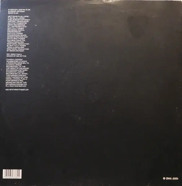 Shy FX & T Power - Feelin' U, Electronic, Drum n Bass, 2003 - FFRR, UK, Vinyl 1x 12"