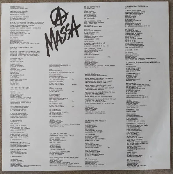 Album cover for A Massa by A Massa