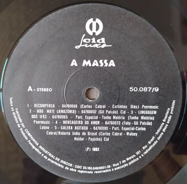 Album cover for A Massa by A Massa