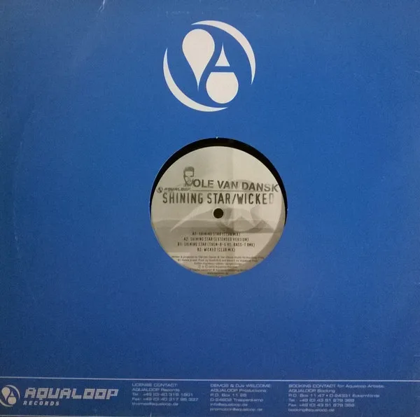 Album cover for Shining Star / Wicked by Ole Van Dansk