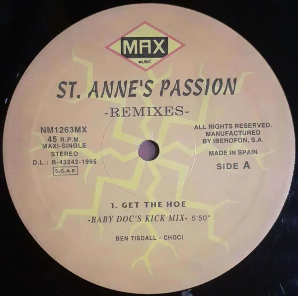 Album cover for Get The Hoe (Remixes) by St. Anne's Passion