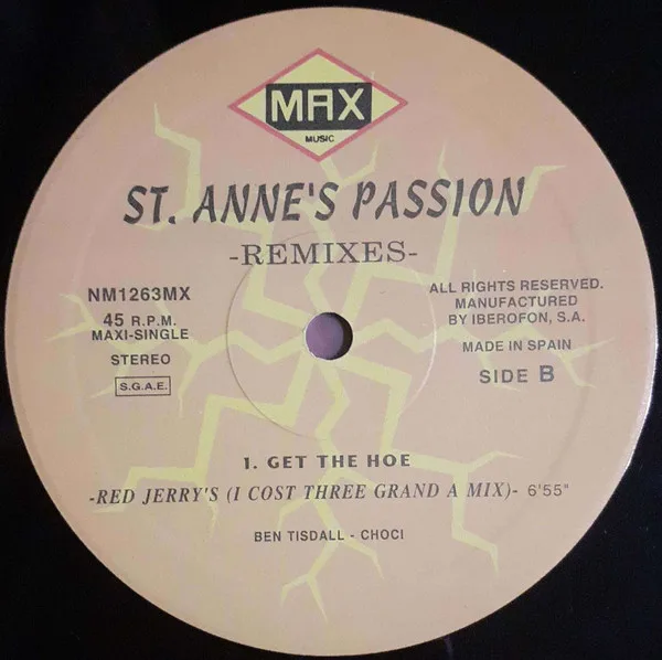 Album cover for Get The Hoe (Remixes) by St. Anne's Passion