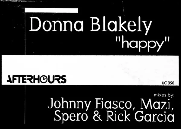 Album cover for Happy by Donna Blakely