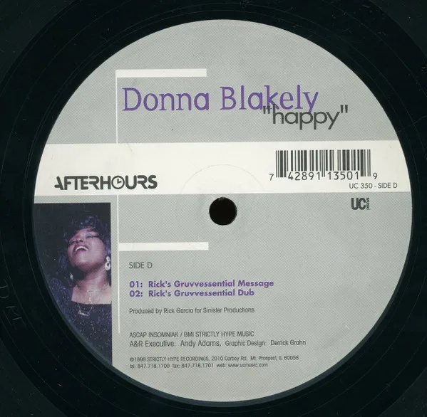 Album cover for Happy by Donna Blakely