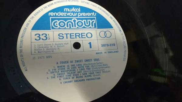 Album cover for A Touch Of Sweet Sweet Soul by Unknown Artist