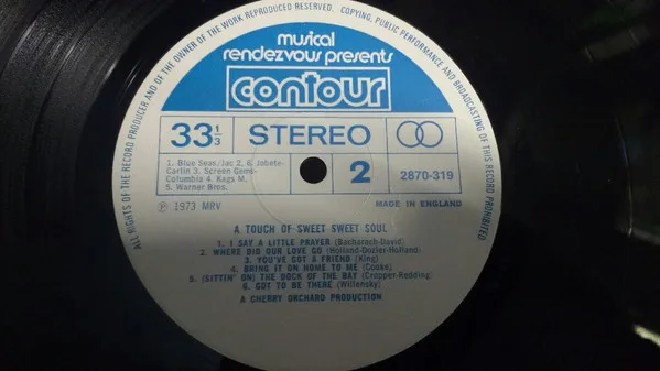 Album cover for A Touch Of Sweet Sweet Soul by Unknown Artist