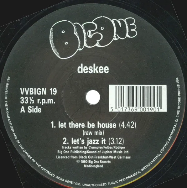 Album cover for Let There Be House by Deskee