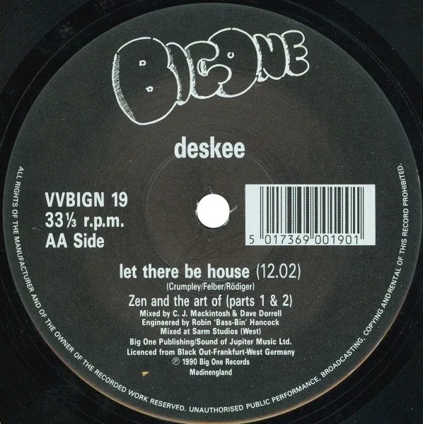 Album cover for Let There Be House by Deskee