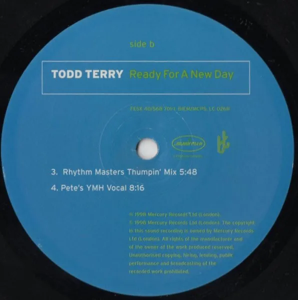 Album cover for Ready For A New Day by Todd Terry