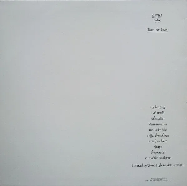 Album cover for The Hurting by Tears For Fears