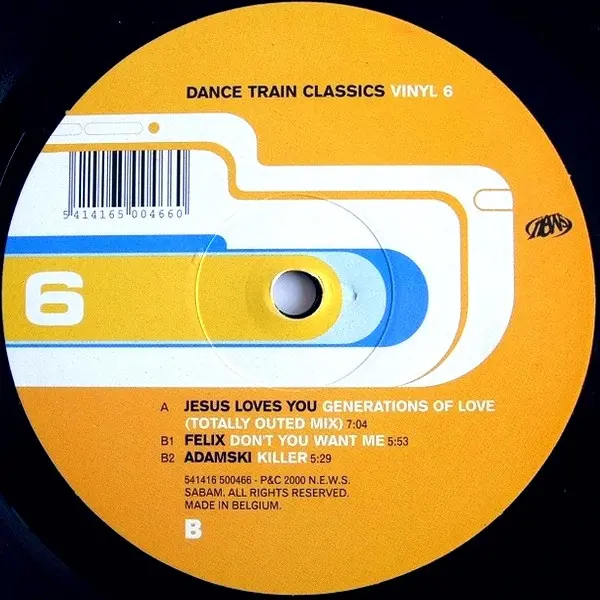 Various - Dance Train Classics Vinyl 6, Electronic, House, Progressive House, 2000 - 541, Belgium, Vinyl 1x 12", Compilation,
