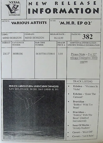 Album cover for MHR.EP.02 by Various