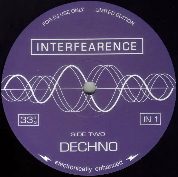 Interfearence - Tisco / Dechno, Electronic, Breaks, House, 1998 - FFRR, UK, Vinyl 1x 12", Limited Edition, 33 ⅓ RPM, Promo