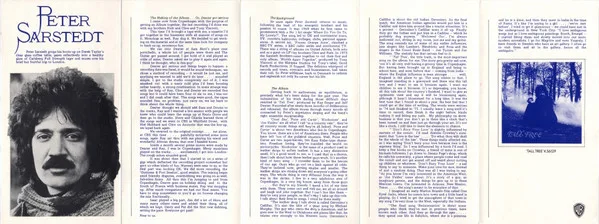 Album cover for Tall Tree by Peter Sarstedt