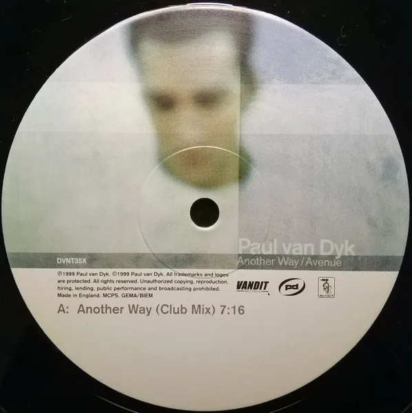 Album cover for Another Way / Avenue by Paul van Dyk
