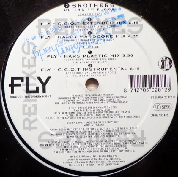 Album cover for Fly (Remixes) by 2 Brothers On The 4th Floor
