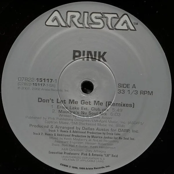 Album cover for Don't Let Me Get Me (Remixes) by P!NK