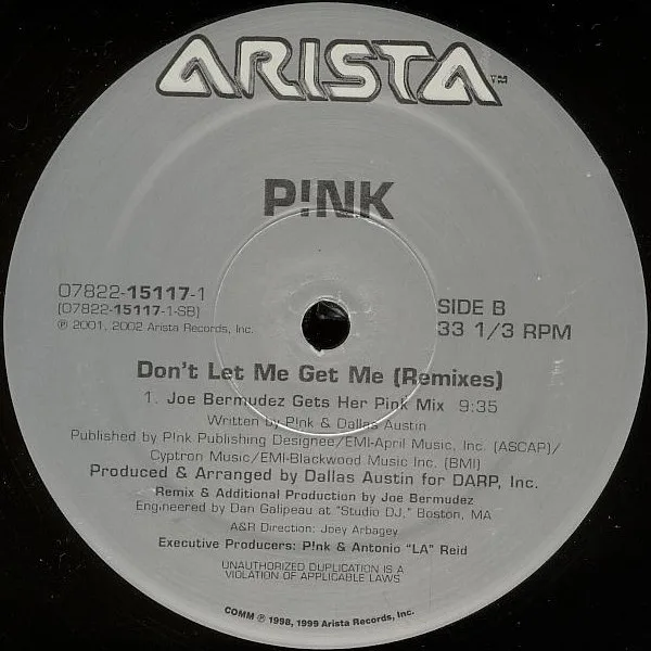 Album cover for Don't Let Me Get Me (Remixes) by P!NK