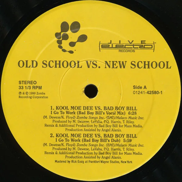 Album cover for Old School Vs. New School by Kool Moe Dee / A Tribe Called Quest