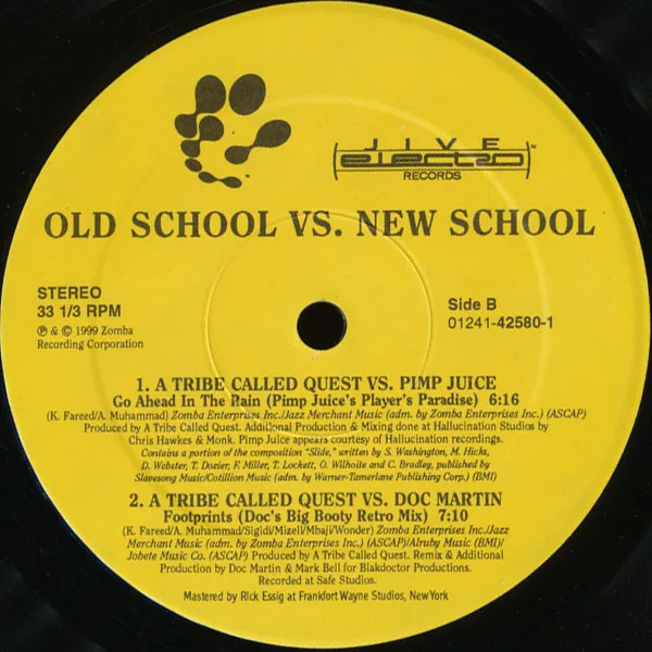 Album cover for Old School Vs. New School by Kool Moe Dee / A Tribe Called Quest
