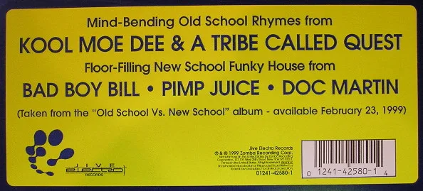 Album cover for Old School Vs. New School by Kool Moe Dee / A Tribe Called Quest