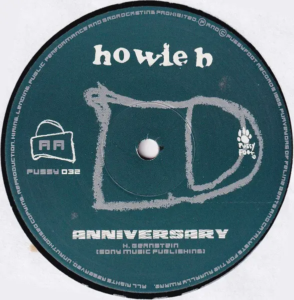Howie B. - Jugs For Sale, Electronic, Breaks, Downtempo, 1999 - Pussyfoot, UK, Vinyl 1x 12"