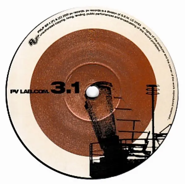 Ferro / Garry Trace & Mike Tales - PV Lab. Com. 3.1, Electronic, Techno, 2001 - PV, Germany, Vinyl 1x 12"
