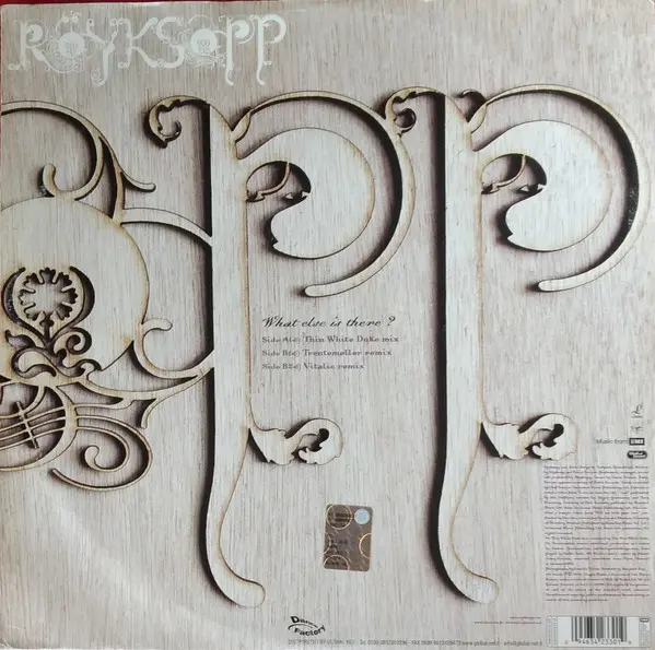 Röyksopp - What Else Is There?, Electronic, Electro, Electroclash, Tech House, 2005 - Dance Factory (2), Labels, Virgin, Wall
