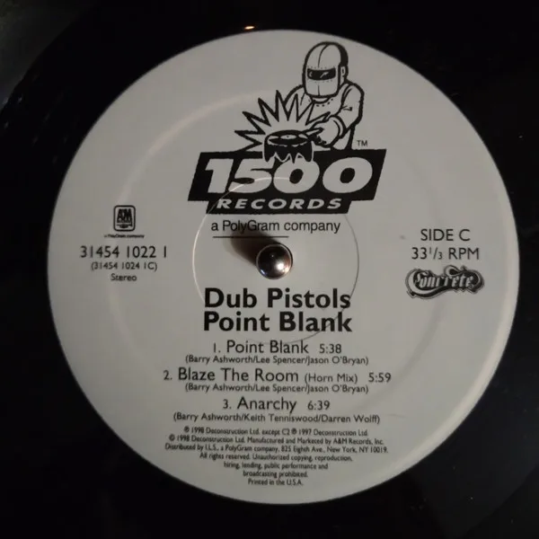 Album cover for Point Blank by Dub Pistols