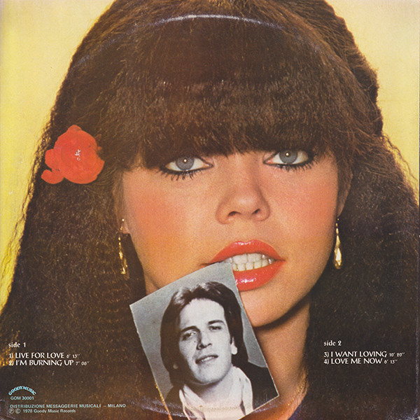 Elvin Shaad - Live For Love - 1978 -Disco -Goody Music Records -Vinyl 1x LP, Album