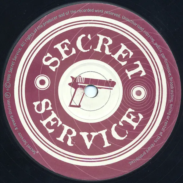 Gada-Gong - Fried Bass, Electronic, Breakbeat, 1999 - Secret Service (2), UK, Vinyl 1x 12", 33 ⅓ RPM