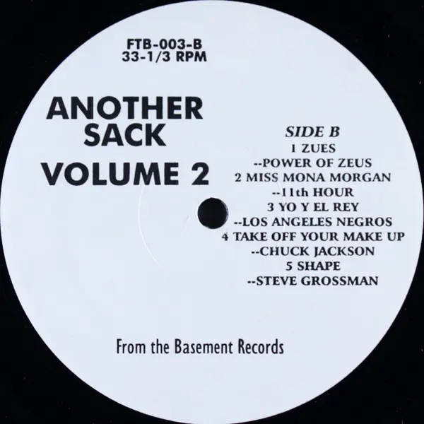 Various - Another Sack Volume 2, Funk / Soul, Rock, Funk, Prog Rock, Soul, Soul-Jazz, From The Basement Records, US, Vinyl 1x