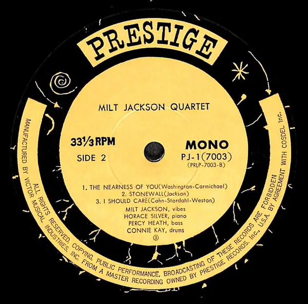 Album cover for Milt Jackson Quartet by Milt Jackson