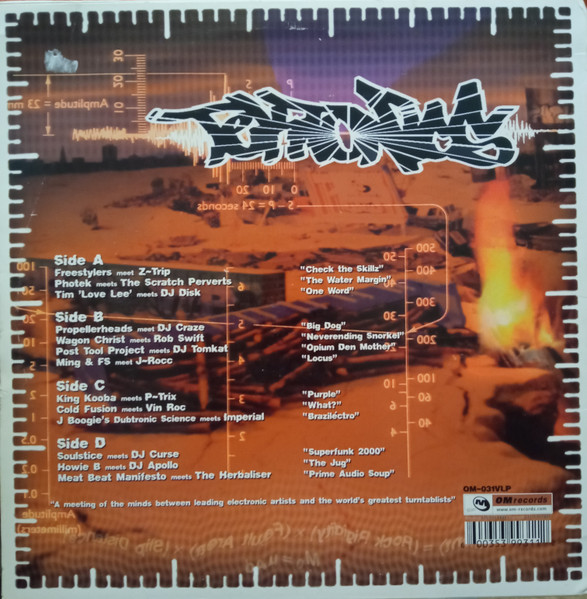 Various - Tektonics, Electronic, Hip Hop, Breakbeat, Cut-up/DJ, Electro, 2000 - OM Records, US, Vinyl 2x LP, Compilation