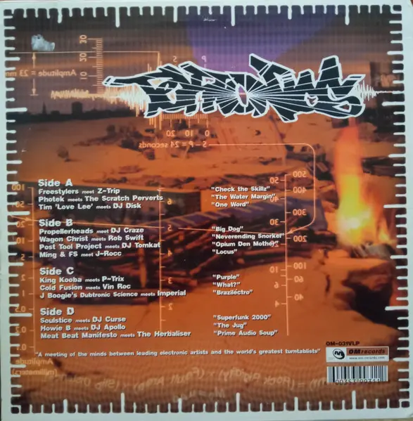 Various - Tektonics, Electronic, Hip Hop, Breakbeat, Cut-up/DJ, Electro, 2000 - OM Records, US, Vinyl 2x LP, Compilation