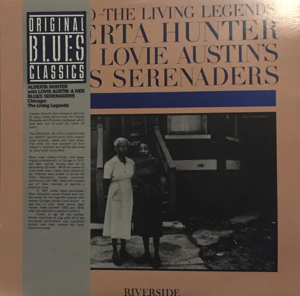 Alberta Hunter ,With Lovie Austin's Blues Serenaders - Chicago: The Living Legends, Blues, Jazz, 1988 - Festival Records, Ori