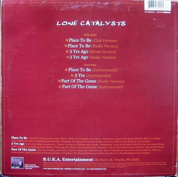 Album cover for Place To Be by Lone Catalysts
